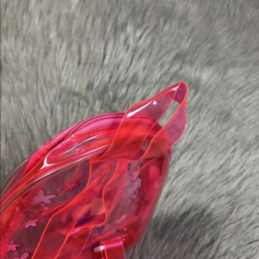 Vintage 90s Pink Clear Plastic Mini Backpack Tweety Bird